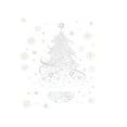 thumbnail image 2 of FeiFu Christmas Christmas Tree Stickers Festive Printed Adhesive Stickers Removable Reusable for Gift Boxes Cards Windows and Holiday Art, 2 of 9