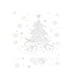 thumbnail image 2 of Adhesivos navideños para ventanas | Pegatinas de copos de nieve y campanas | Calcomanías estáticas para ventanas de vidrio | Decoraciones navideñas reutilizables para ventanas de hogar, 2 of 9