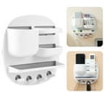 thumbnail image 1 of Wall Mount Storage Box Disc Shape Self Adhesive Rack Enlarged Capacity Wall Mount Holder for Bedrooms, 1 of 7