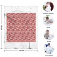 thumbnail image 4 of Red Christmas Patchwork Pattern Blanket,Comfortable Soft Flannel Throw Blanket,All Season,Warm Lightweight Blankets for Sofa Bed Couch Living Room Chair,30"x40", 4 of 4