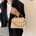 thumbnail image 4 of Bolso mensajero pequeño para dama, bolso de hombro para teléfono móvil para dama, bolso de mano liviano de cuero de moda., 4 of 5