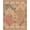 Pink, Pattern 6, variant on ODIKA 8'x10' Washable Area Rug Muted Earth Tones Geometric Design Intricate Symmetrical with Bold Shapes for Dining Room, Large Office, Lounge, Non-Slip Chair-Friendly Mat