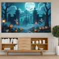 thumbnail image 5 of Halloween Theme Decorative Banner Spooky Atmosphere Jack o Lanterns Gate Design for Outdoor Decorating Holiday Party Night, 5 of 5