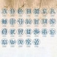 thumbnail image 2 of Ensemble de Cachets Rétro avec Poignée en Bois et Tête en Cuivre, 2 of 8