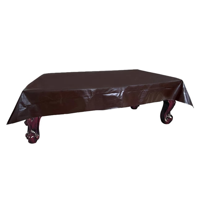 Cubierta De Mesa De Billar Resistente Mantel De Cuero Marrón Suave Impermeable Y A Prueba De Polvo Cubierta Protectora De Mesa Para Mesa De Billar Advancent HA013073-00