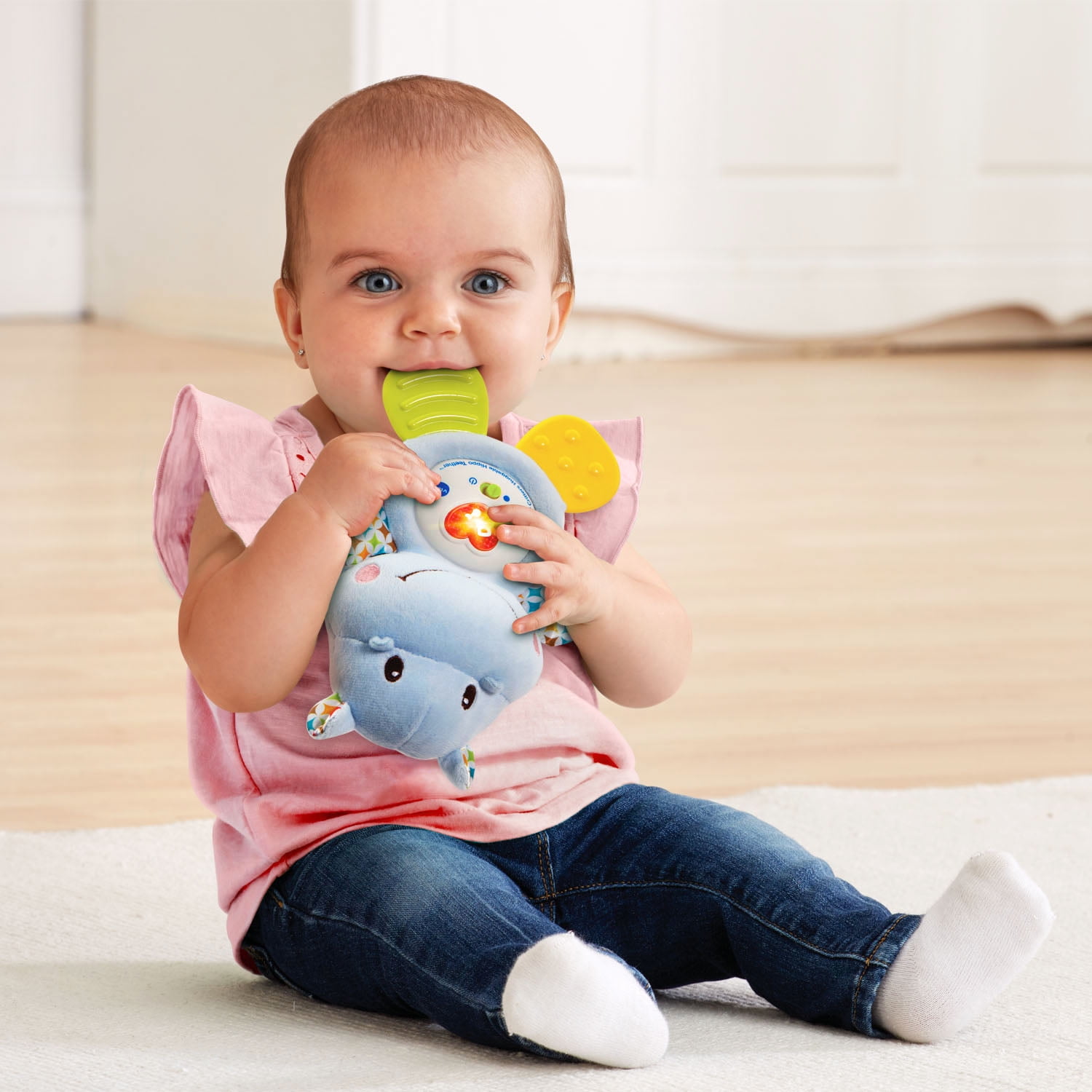 VTech Baby Lil Critters Huggable Hippo Teether 