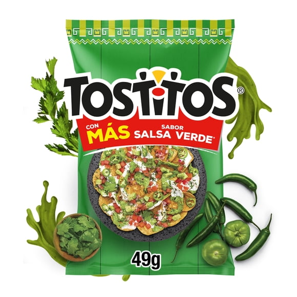 Botana Tostitos sabor salsa verde 49 g