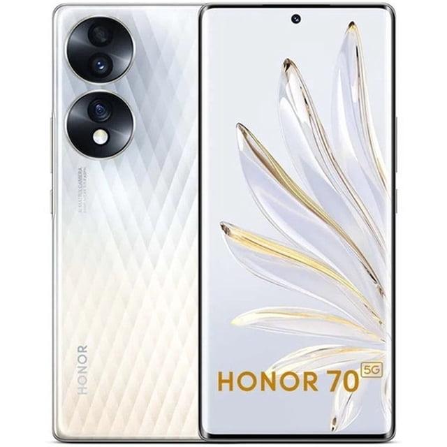 Smartphone 70 5G 256GB ROM/8GB RAM Crystal Silver Honor Desbloqueado