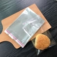 thumbnail image 3 of 200 bolsas de celofán autoselladas, bolsas transparentes para galletas resellables para empaquetar regalos, galletas, favores, dulces, 3 of 7
