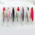 thumbnail image 3 of Soidarity Paquete de 5 cebos de pesca, simulación de plástico, Crankbait, agua de mar, Swimbait, juego de señuelos Stream, accesorios para Pescar Negro Soidarity OD023581-05, 3 of 6