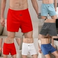 thumbnail image 3 of Ana Men Casual Wide Leg Cotton Boxer Shorts Briefs Home Wear Underwear Underpant, 3 of 9