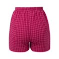 thumbnail image 3 of WILLBEST Pantalones Casuales para Mujer, Cintura Alta, Cuadros, Retro, Rectos, Pierna Ancha, Corte A, para Damas Unitalla​​, 3 of 4