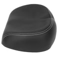 thumbnail image 2 of M Buder Sillín de Bicicleta de Cuero PU Asiento Ancho y Cómodo Transpirable Amortiguador Suave para Ciclismo de Montaña y Ruta Equipo de Equitación sin Nariz Negro Unisex Todas las Temporadas, 2 of 9