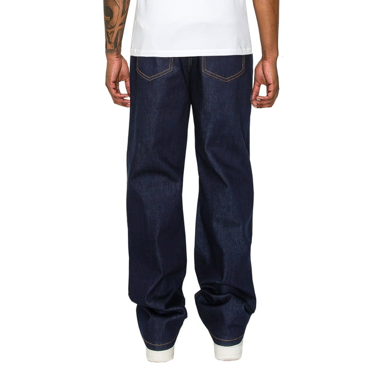 Victorious Men's Essential Baggy Raw Denim Jeans DL998