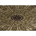 thumbnail image 1 of Ahgly Company Machine Washable Indoor Rectangle Transitional Peru Brown Area Rugs, 4' x 6', 1 of 7