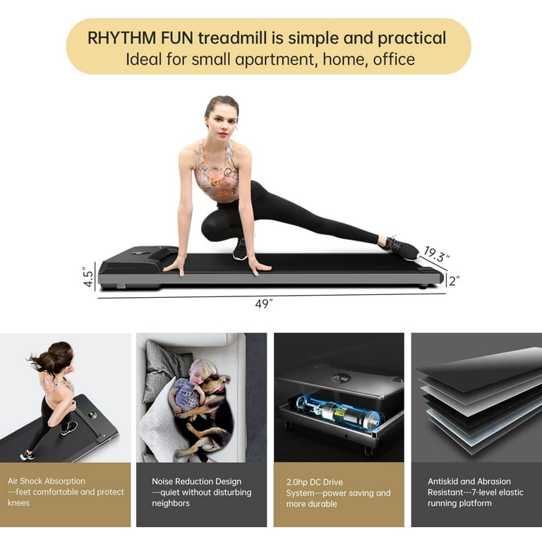Rhythm fun treadmill folding running treadmill review outlet