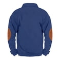 thumbnail image 3 of Men's Casual Long Sleeve Pullover with Suede Elbow Patches - Comfortable and Stylish, 3 of 3