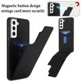 thumbnail image 3 of Allytechgroup Wallet Case for Samsung Galaxy S21 FE with Credit Card Slot, PU Leatehr Phone Case with Stand RFID Blocking Shockproof Back Cover for Samsung Galaxy S21 FE for Women Men, Black, 3 of 5