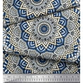 thumbnail image 3 of Soimoi Rayon Crepe Fabric Moroccan & Mandala Kaleidoscope Print Fabric by The Yard 46 Inch Wide, 3 of 3