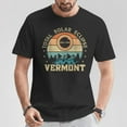 thumbnail image 2 of Vermont Total Solar Eclipse April 8th 2024 Graphic Tee for Women – Cotton T-Shirt for Adults, Astronomy Event Day Souvenir Outfit, Size 3XL, Color Black, 2 of 4