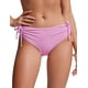 thumbnail image 1 of Bombacha de bikini CRZ YOGA tiro medio con fruncido rosa M, 1 of 5