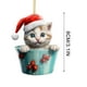 thumbnail image 5 of Adornos navideños, regalos navideños, adornos para árbol de Navidad, adornos navideños de acrílico 2D, colgantes para árbol de Navidad, fiestas, coches, decoración del hogar, adornos navideños de acrí, 5 of 5