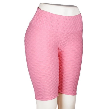 Women's Leggings Shorts Ruched High Waist Yoga Pants Running Butt