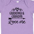 thumbnail image 4 of Inktastic Grandma Grandpa Love Me Arrow Boys or Girls Baby Bodysuit, 4 of 5