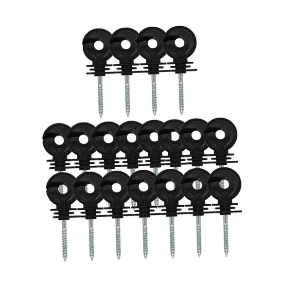 20 aisladores para , suministros agrícolas, fácil instalación, repuestos, accesorios, aisladores alambre para , pastos y jardines.