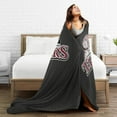 thumbnail image 5 of Campbellsville A University Logo Fleece Blanket, Very Soft Microfiber Flannel Blanket for Couch Warm and Cozy for All Seasons, 5 of 6