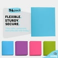 thumbnail image 5 of Enday Folders with Pockets and Prongs 2 Pocket Portfolio Folder for School and Office, Multicolor 24 Pcs, 5 of 7