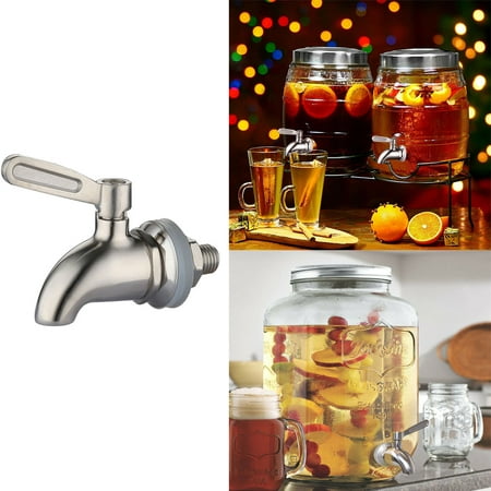 

Ycolew Clearance Buckets Stainless Steel Beverage Water Dispenser Wine Barrel Spigot Faucet TAP REPLACE Cleaning Supplies Gifts