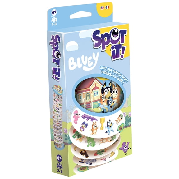 Spot It! Classic – Jeux de cartes pour adultes et enfants – 2 à 8 joueurs – < 15 minutes de jeu – À partir de 6 ans – Version multilingue