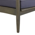 thumbnail image 5 of Greta Acacia Wood Outdoor Club Chair, Gray and Dark Gray, 5 of 7