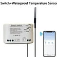 thumbnail image 5 of 2X Tuya Smart Life WiFi Switch Relay Temperature Monitoring Thermostat Sensor Passive Dry Contact Relay 85-250V, 5 of 5