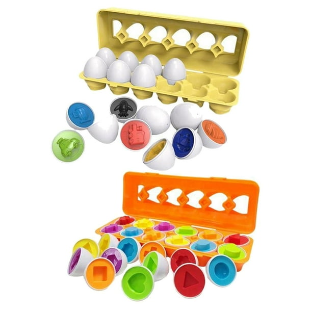 Juguete de huevos , juguetes de rompecabezas, juguete de habilidad fina para niños , bebés