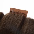 thumbnail image 3 of Dearfoams Channel Fur Square Decorative Pillow, 20” x 20”, Brown, 3 of 5