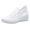 White, variant on GiLiling Women's Wedge Sneakers Breathable Mesh Lace Up Non Slip Lightweight Casual Athletic Shoes for Walking Travel