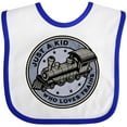 thumbnail image 3 of Inktastic Steam Train Kid Who Loves Trains Boys Baby Bib, 3 of 4