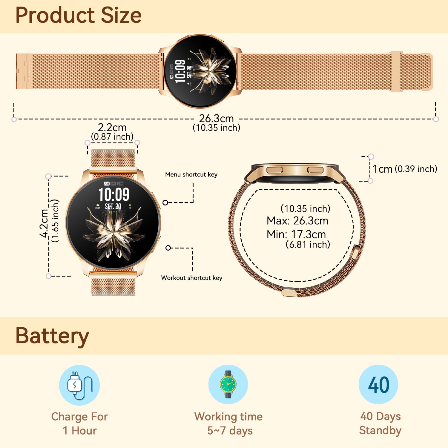 smart watch for Women, Compatible with Android and iPhone Devices, Featuring Fitness Tracker, 1.85-inch Smartwatch Gift, Answer/Make Calls/120 Sports Modes, IP68 Water-Resistant Fitness Watch (Pink)