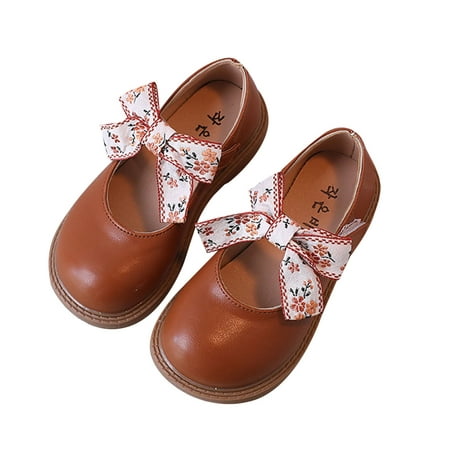 

Baycosin Girls Dress Shoes Mary Jane Flower Wedding Party Bridesmaids Shoes Glitter Princess Ballet Flats for Kid Toddler