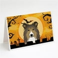 thumbnail image 1 of Halloween Sheltie Greeting Cards & Envelopes - Pack of 8, 1 of 1