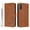 Brown, variant on Flip Case for Samsung Galaxy Note 10 RFID Blocking Magnetic Clasp Wallet Case with 3 Card Slots and Kickstand Function