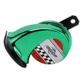 thumbnail image 1 of Tignapoo 12V Waterproof Car and Motorcycle Snail Horn - Dual Tone 130dB High & Low Sound, Durable ABS Material with Mounting Bracket and Screw for Safe Navigation, 1 of 6