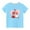 Blue, variant on MeetoTime Kids Short Sleeve Tops Casual Loose Cotton T-Shirt for Boys Girls Valentine's Day Printed 3-10 Years
