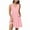 Pink, variant on Lenago Women's Plus Size Summer Dresses Fashion Holiday Summer Solid Color Sleeveless Party Beach Dress