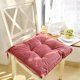 thumbnail image 1 of Nvzi Soft Patio Outdoor Corduroy Chair Pad with Ties Home Decor Indoor Dining Chairs Cushion 18"×18"×3.6" Pink 1Pc, 1 of 4