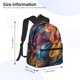 thumbnail image 2 of Disketp Vibrant Rooster Painting Mochila Ligera Clásica con Múltiples Bolsillos, Mochila Casual para Hombre y Mujer, Ideal para Escuela, Trabajo y Viajes, 2 of 6