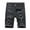 Dark Gray, variant on Mens Denim Shorts Jean Shorts With Micro Elastic Fit Button Zipper Pockets For Casual Mens Shorts Pants Shorts