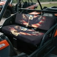 thumbnail image 2 of Yuyamidu Eagle UTV Bench Mule Seat Cover American Flag UTV Seat Cover Fit for Mule 3000 3010 3020 4000 4010 2001-2024 Full Protection Anti-Scratch, 2 of 7